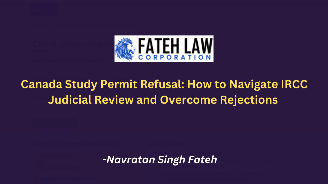 Study Permit Refusal