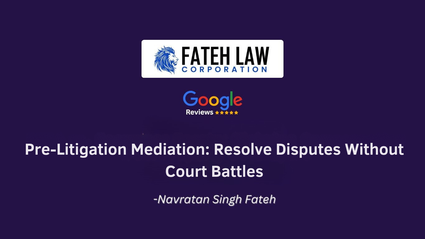 Pre-Litigation Mediation