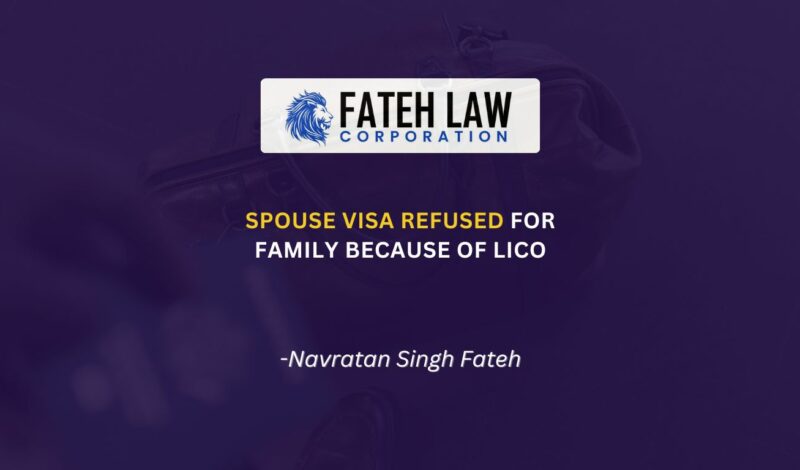 Spouse visa refusal due to incorrect application of LICO under Canadian immigration law