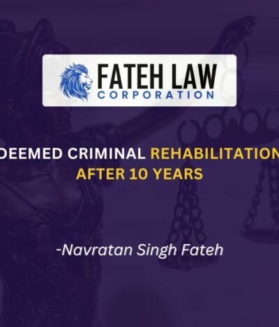 When a Youthful Mistake Should Not Define a Lifetime: Deemed Rehabilitation & Spousal Reunification