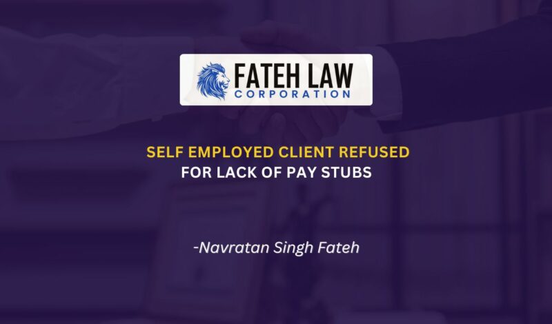 LMIA-based work permit refused due to misunderstanding of self-employed income